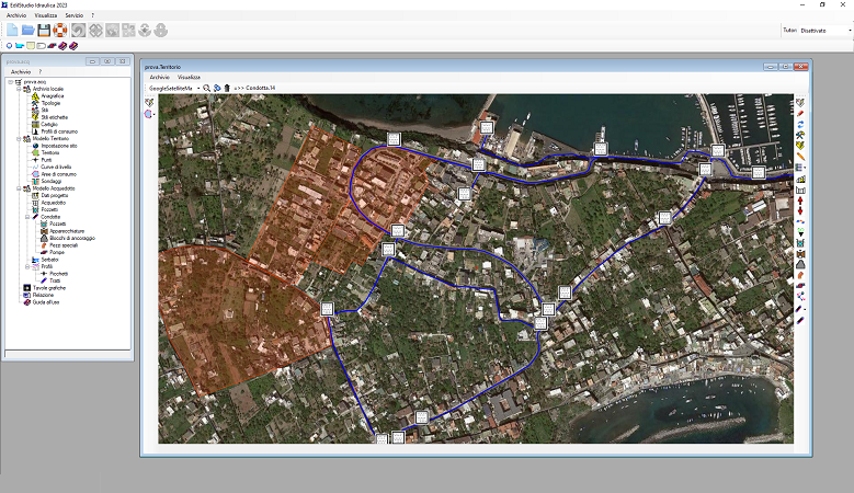 Visualizzazione su mappa GIS